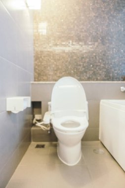 Soyut bulanıklık tuvalet