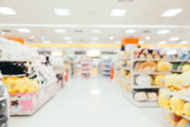 Bokeh ve ufuk alışveriş merkezi ile soyut bulanıklık