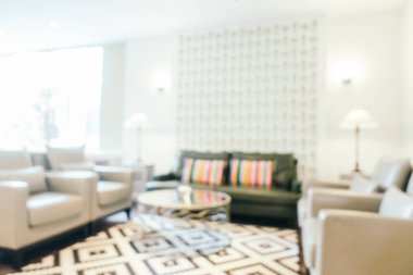 Bulanıklık otel lobi iç yaşam alanı