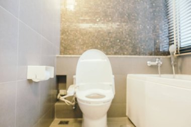 Soyut bulanıklık tuvalet