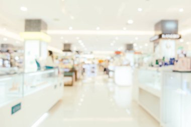 Soyut bulanıklık ve ufuk alışveriş merkezi mağazası