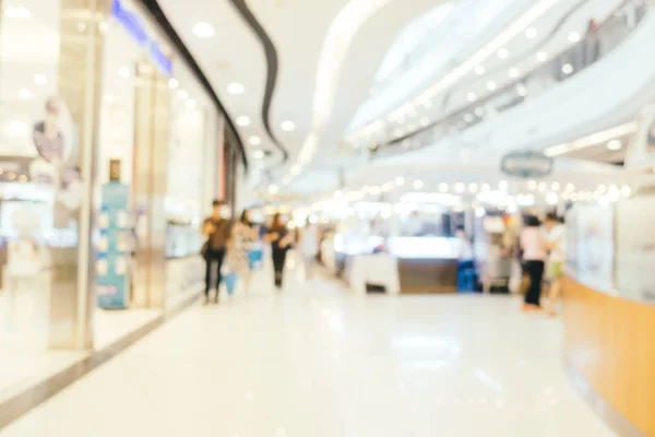 Borrão abstrato e shopping center desfocado em loja de departamento — Fotografia de Stock