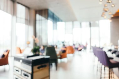 Soyut bulanıklık ve ufuk Restoran iç