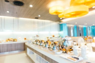 Soyut bulanıklık ve ufuk restoran ve kafe