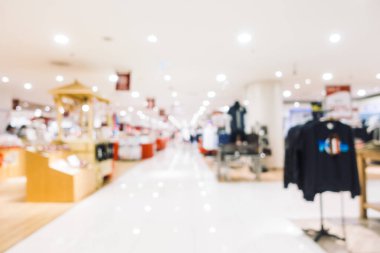 Bokeh ve ufuk alışveriş merkezi ile soyut bulanıklık