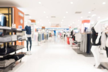 Soyut bulanıklık ve ufuk alışveriş merkezi mağazası