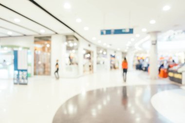 Soyut bulanıklık ve ufuk alışveriş merkezi mağazası