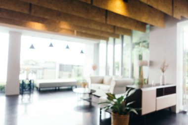 Bulanıklık otel lobi iç yaşam alanı