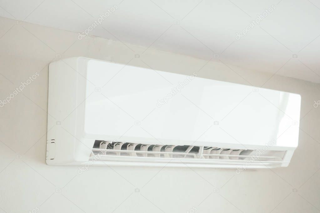Air conditioner on wall 