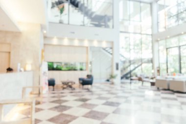 Bulanıklık otel lobi iç yaşam alanı