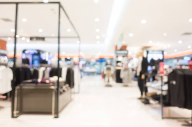 Soyut bulanıklık ve ufuk alışveriş merkezi mağazası