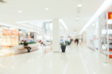 Bokeh ve ufuk alışveriş merkezi ile soyut bulanıklık