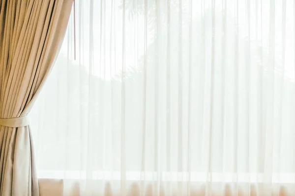 Decoración de cortinas de ventana —  Fotos de Stock