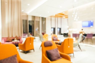 Soyut bulanıklık ve ufuk lüks otel iç