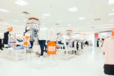 Bokeh ve ufuk alışveriş merkezi ile soyut bulanıklık