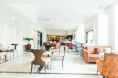 Soyut bulanıklık ve ufuk otel looby ve salon