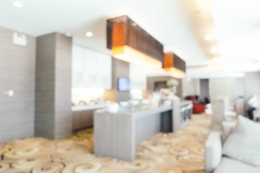 Soyut bulanıklık ve ufuk otel ve lobi salonu