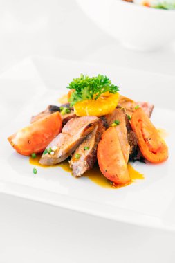 Et tatlı soslu ızgara duck meme