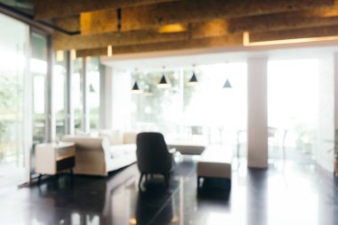 Bulanıklık otel lobi iç yaşam alanı