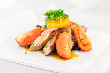 Et tatlı soslu ızgara duck meme