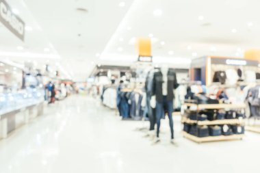 Soyut bulanıklık ve ufuk alışveriş merkezi mağazası