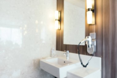 Soyut bulanıklık ve ufuk banyo ve tuvalet iç