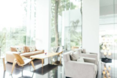 Bulanıklık otel lobi iç yaşam alanı
