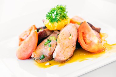 Et tatlı soslu ızgara duck meme