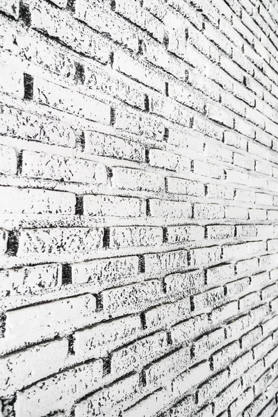 Bílá a šedá cihla textury zdi — Stock fotografie