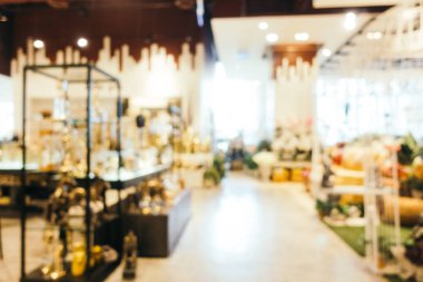 Soyut bulanıklık ve ufuk alışveriş merkezi mağazası