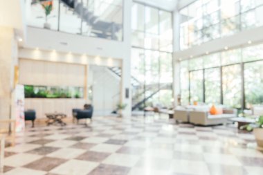 Bulanıklık otel lobi iç yaşam alanı