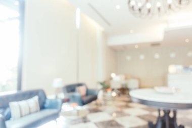 Bulanıklık otel lobi iç yaşam alanı