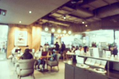 Soyut bulanıklık ve ufuk kafe Cafe iç