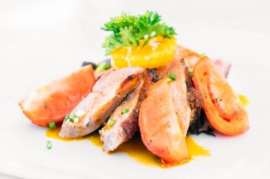 Et tatlı soslu ızgara duck meme