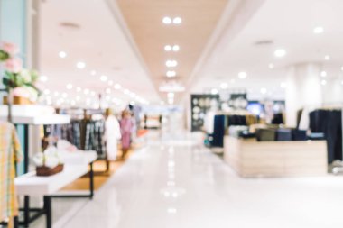 Bokeh ve ufuk alışveriş merkezi ile soyut bulanıklık