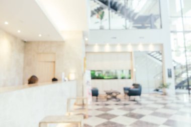 Bulanıklık otel lobi iç yaşam alanı