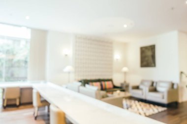 Bulanıklık otel lobi iç yaşam alanı