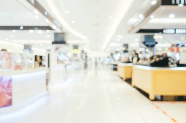 Soyut bulanıklık ve ufuk alışveriş merkezi mağazası