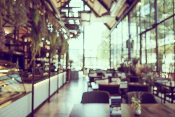 Abstrato borrão café café e restaurante interior — Fotografia de Stock