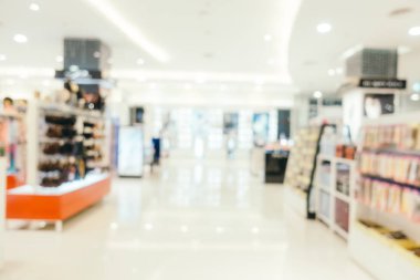 Soyut bulanıklık ve ufuk alışveriş merkezi mağazası