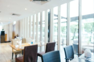Soyut bulanıklık ve ufuk Restoran iç