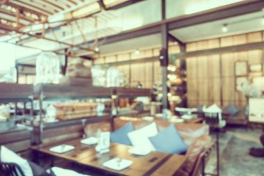 Soyut bulanıklık kahvehane kafe ve Restoran iç