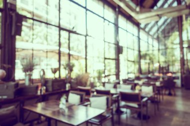Soyut bulanıklık kahvehane kafe ve Restoran iç
