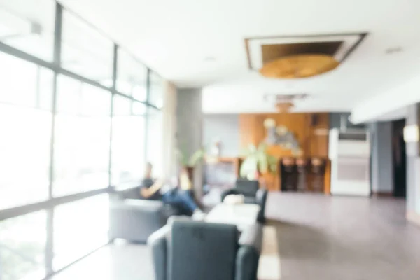 Abstract blur with bokeh and defocused lobby hotel — Stock Photo, Image