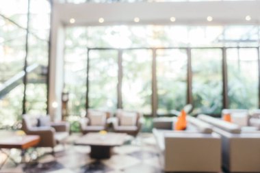 Bulanıklık otel lobi iç yaşam alanı