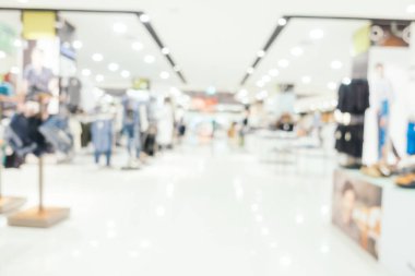 Soyut bulanıklık ve ufuk alışveriş merkezi mağazası