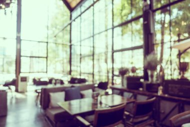 Soyut bulanıklık kahvehane kafe ve Restoran iç