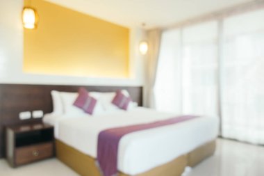 Soyut bulanıklık yatak odası