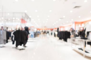 Soyut bulanıklık ve ufuk alışveriş merkezi mağazası