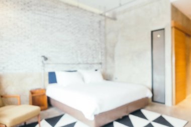 Soyut bulanıklık yatak odası